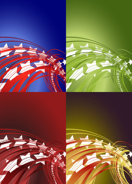 带有星星和条纹的构图图片下载