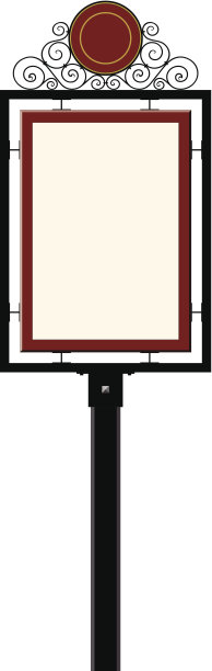 铁艺标志(矢量)图片下载