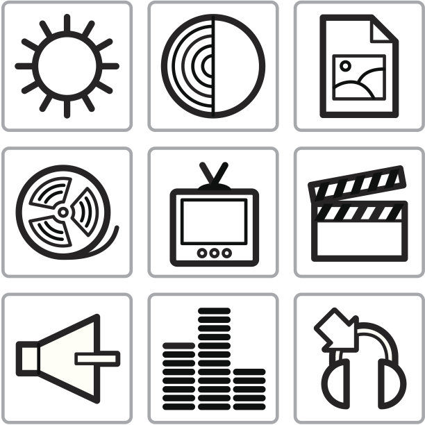 多媒体图标设置图片下载