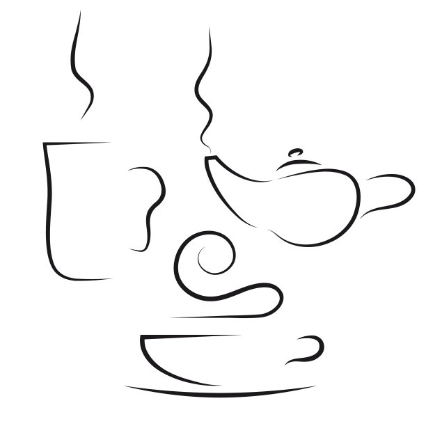 咖啡及茶具图片下载