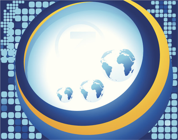 蓝色的抽象背景图片下载