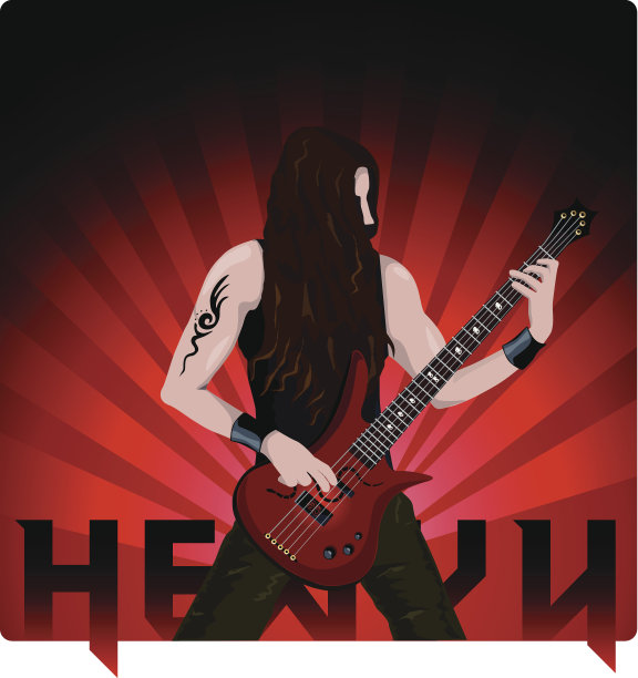 低音吉他手图片下载