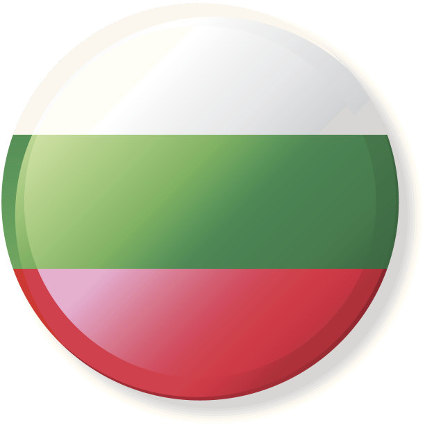 旗帜翻领纽扣-保加利亚图片下载