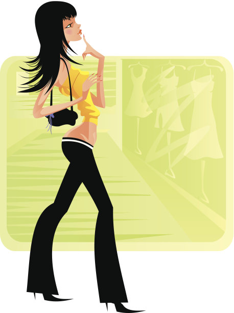 购物系列女士6图片下载