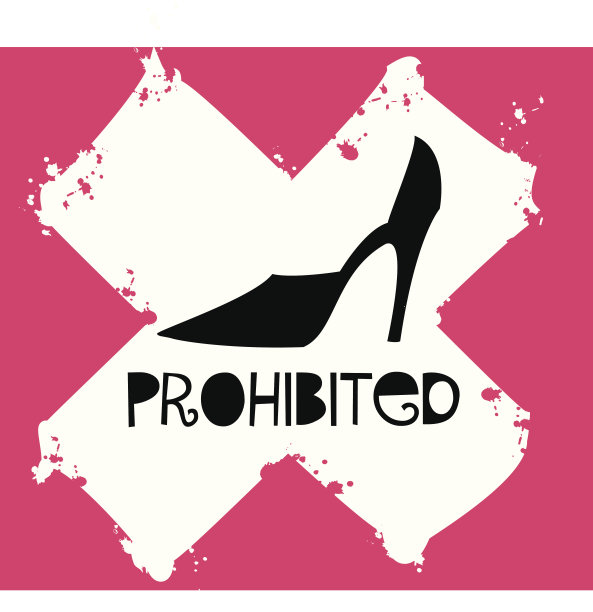 禁止穿高跟鞋图片下载