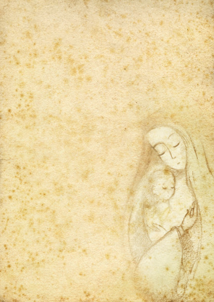 圣母玛利亚和孩子图片下载