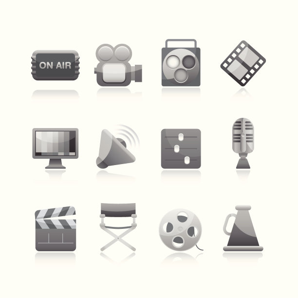 黑白图标-拍摄图片下载