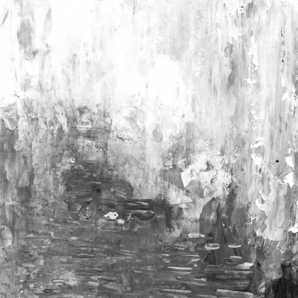 丙烯酸漆纹理白色/黑色抽象背景图片下载