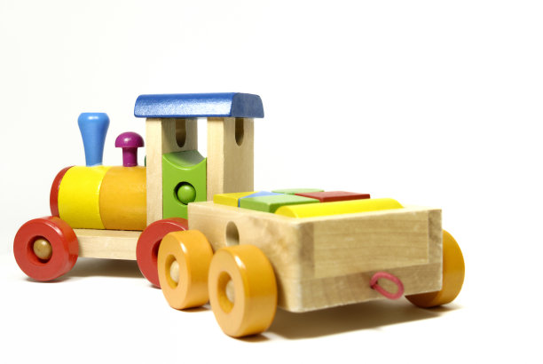 木制玩具火车图片下载
