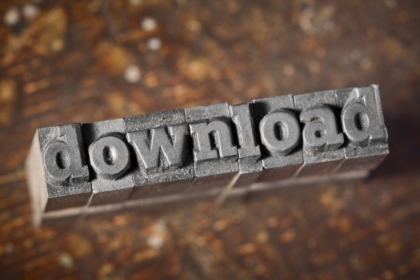 下载用旧金属凸版印刷的文字图片下载