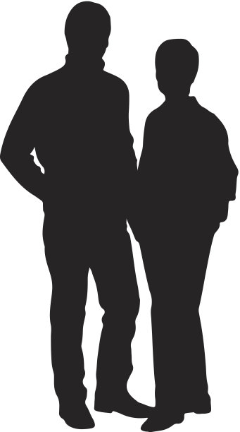 几个剪影图片下载