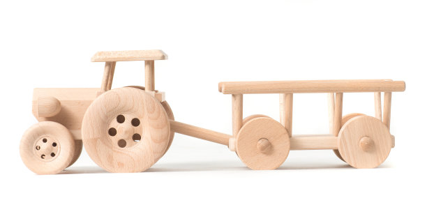 十足的玩具拖拉机图片下载