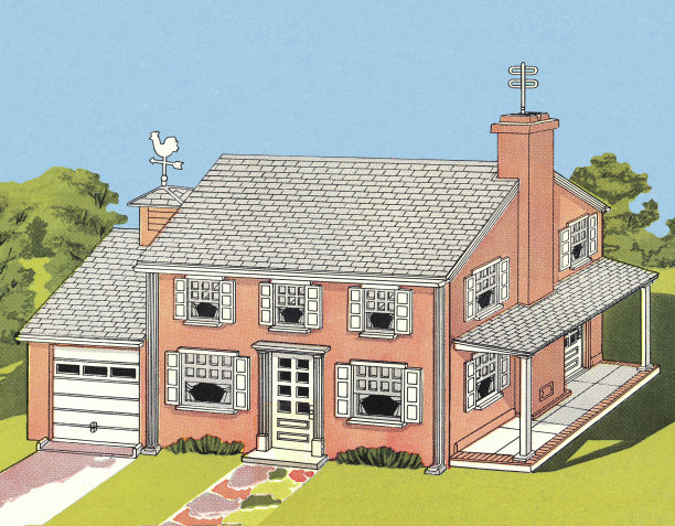 郊区的房子图片下载