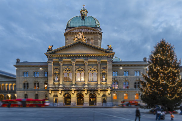 伯尔尼，联邦宫-瑞士图片下载