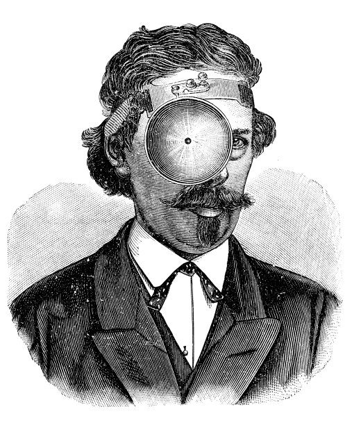 古董插图的医疗工具图片下载