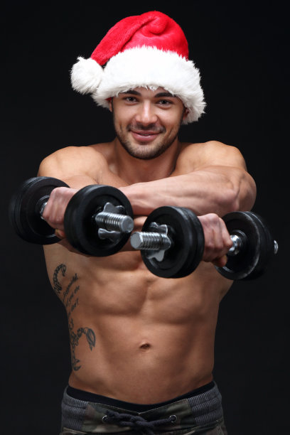 圣诞节健身图片下载