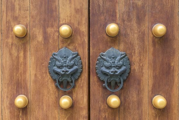 狮子头门把手图片下载