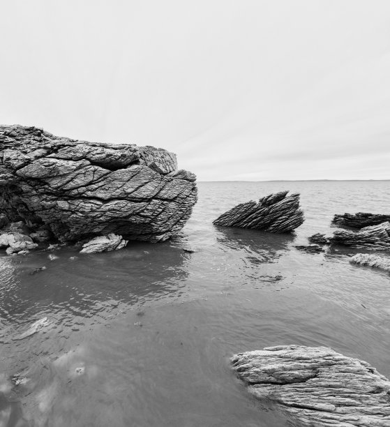 锯齿状的海岸图片下载