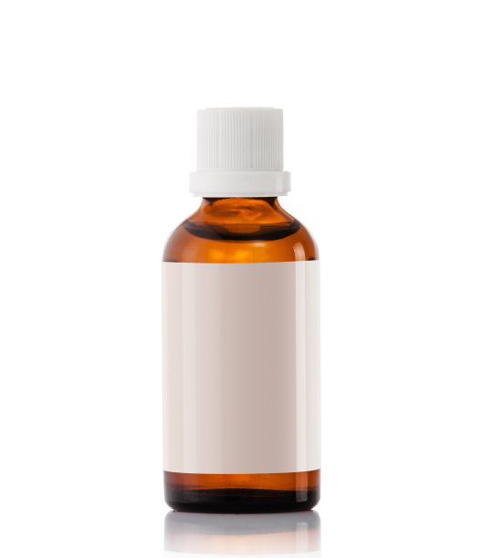 50ml香型玻璃油瓶，空白标签图片下载