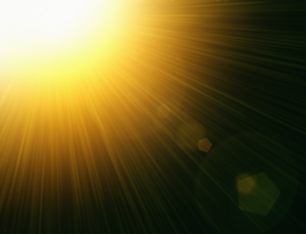 细细的阳光照射在黑色的阳光下图片下载