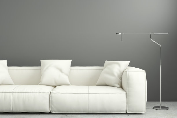 极简主义现代室内客厅与沙发图片下载