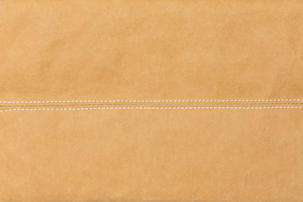 抽象背景，纸袋上的缝线，复制空间图片下载