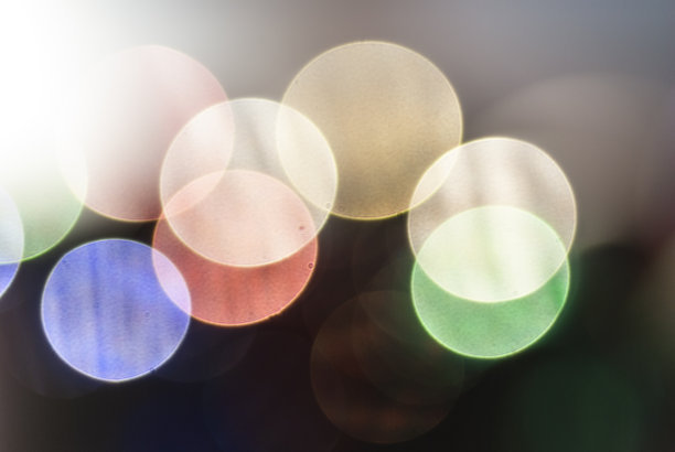 散焦圣诞灯光背景图片下载