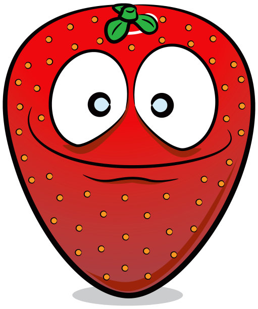 草莓卡通图片下载