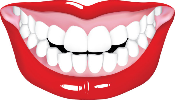 嘴和嘴唇(矢量)图片下载