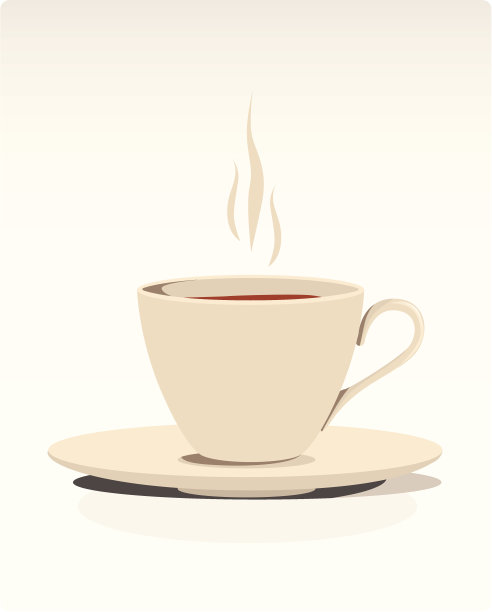 一杯热气腾腾的咖啡图片下载