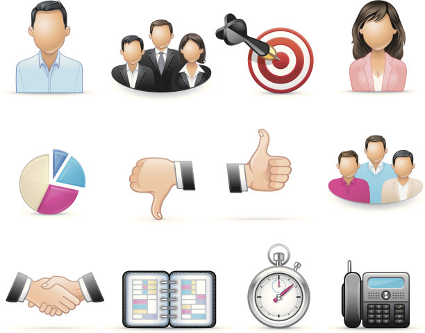 和谐图标设置|商务和办公室图片下载