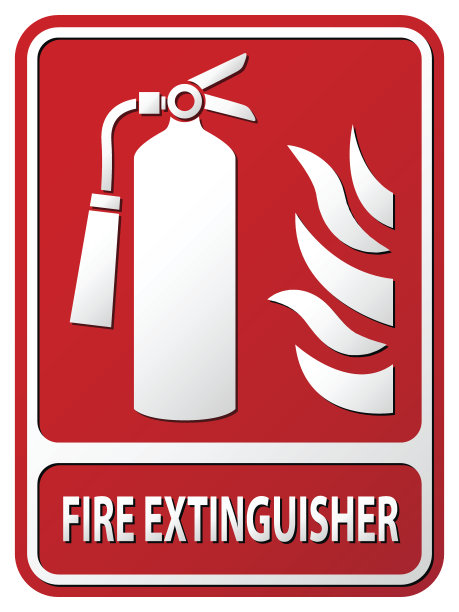 灭火器安全标志图片下载