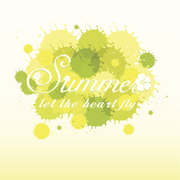 夏天画背景图片下载