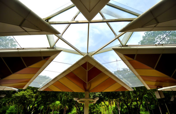 天花板上的建筑图片下载