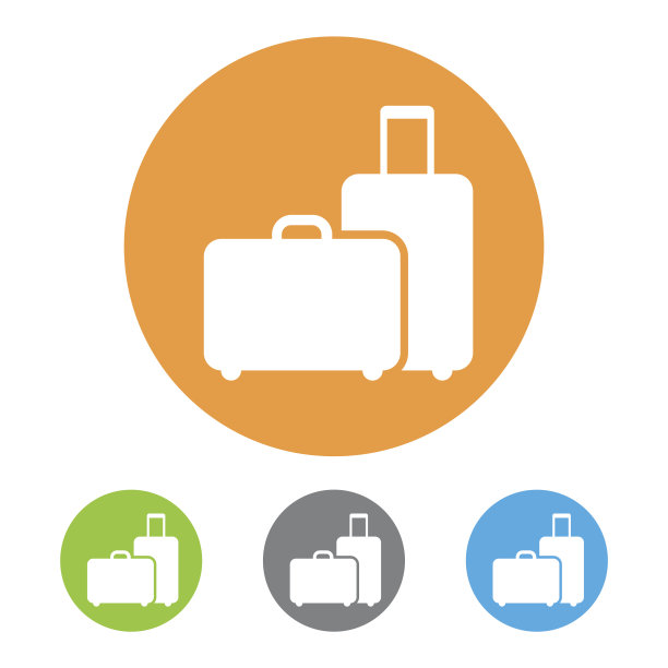 向量的行李图标图片下载