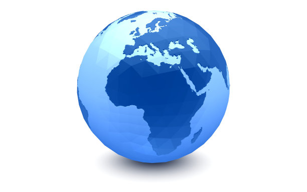 蓝球:欧洲、非洲、中东(面)图片下载