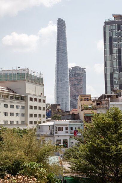 胡志明市的新老建筑图片下载