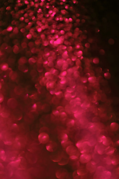 散焦灯光背景(红色)图片下载