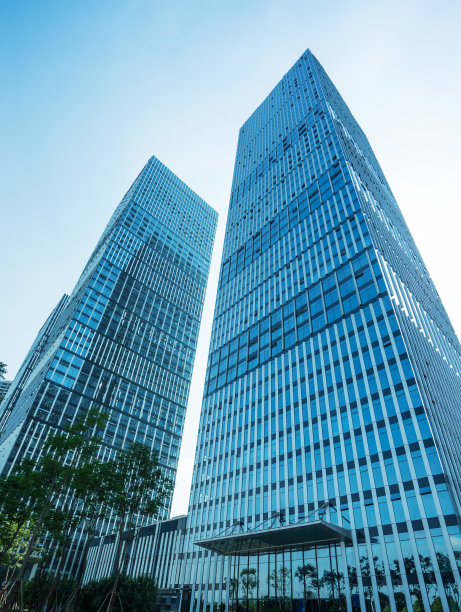 现代玻璃建筑外观图片下载
