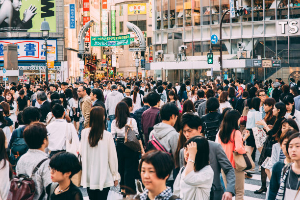 东京涉谷路口图片下载