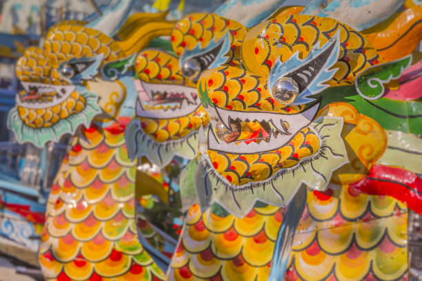 越南顺化龙船图片下载