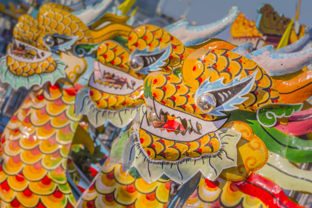 越南顺化龙船图片下载