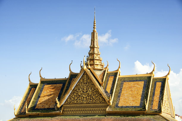 银塔，金边。图片下载