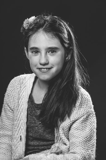 可爱的儿童肖像。图片下载