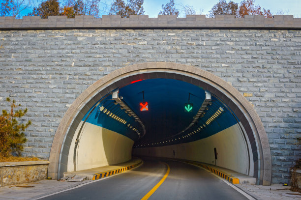 城市道路隧道入口图片下载