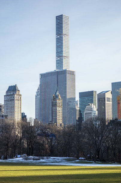 中央公园的冬日图片下载