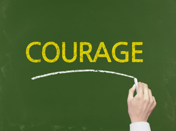 勇气-商业黑板背景图片下载