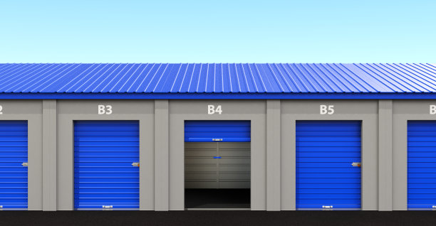 迷你自备仓库出租单元素材图片