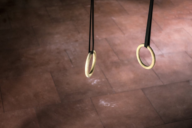 体操环等着运动员图片下载