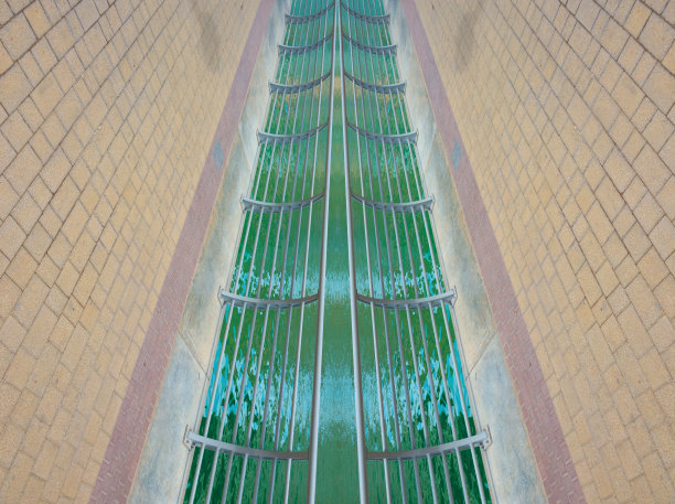 迪拜码头抽象步行道图片下载